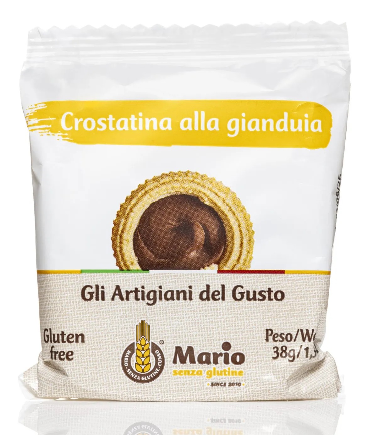 Crostatina Gianduia Senza Glutine 38g - Mario Senza Glutine