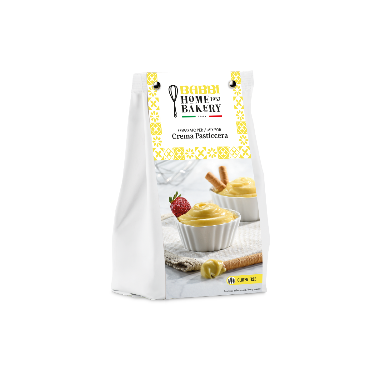 BHB Preparato per Crema Pasticcera Senza Glutine 350G -Babbi Home Bakery