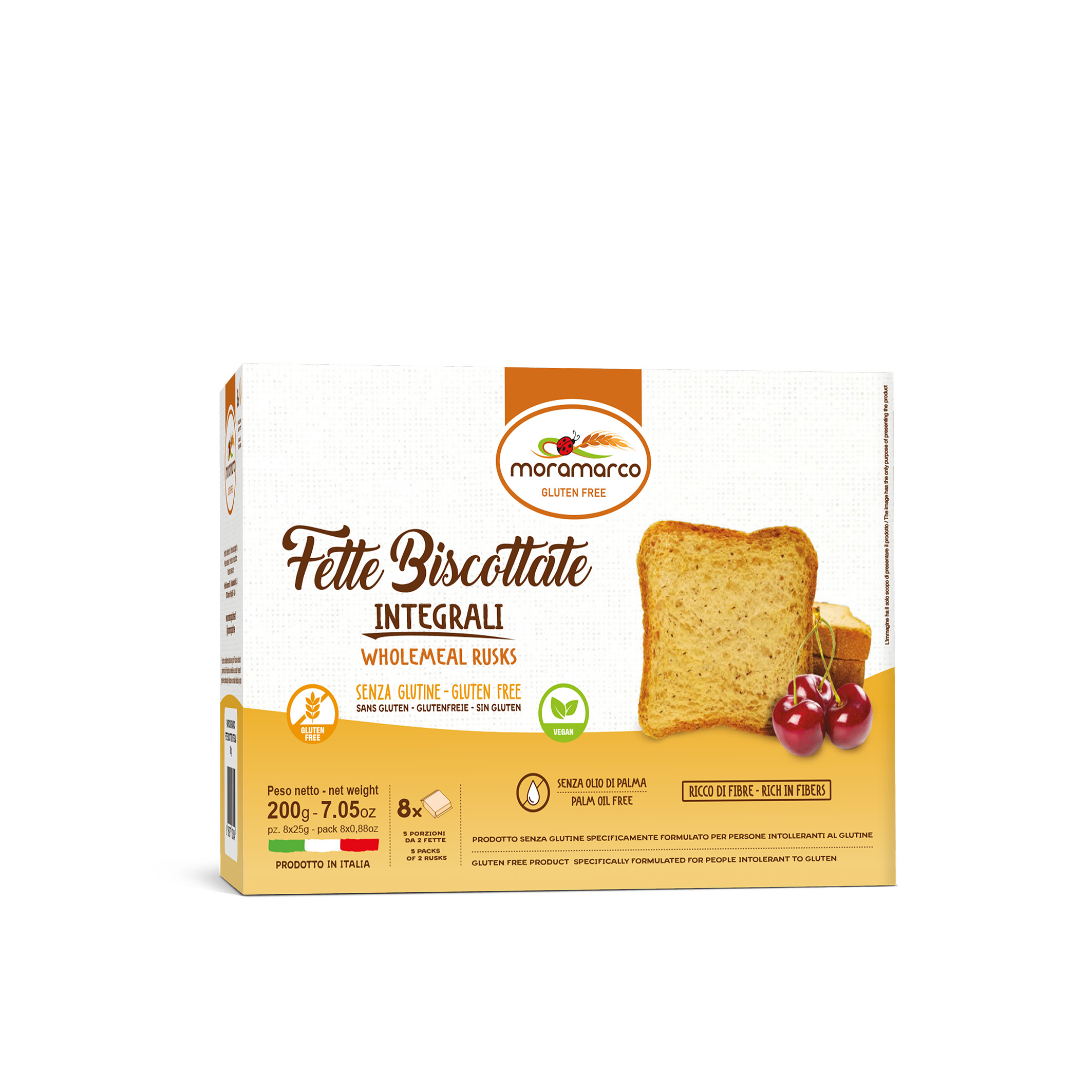 Fette Biscottate Senza Glutine Integrali - Moramarco