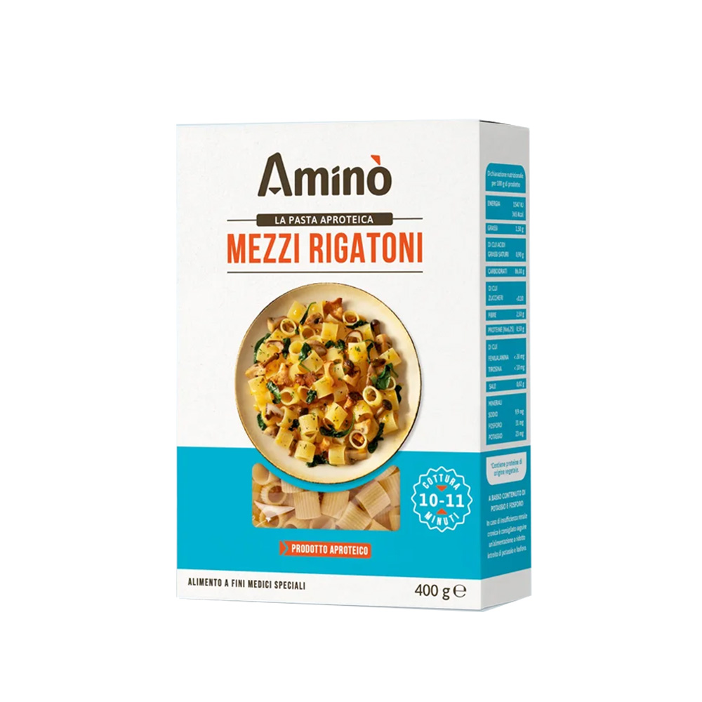 Mezzi Rigatoni Aproteici - Amino'