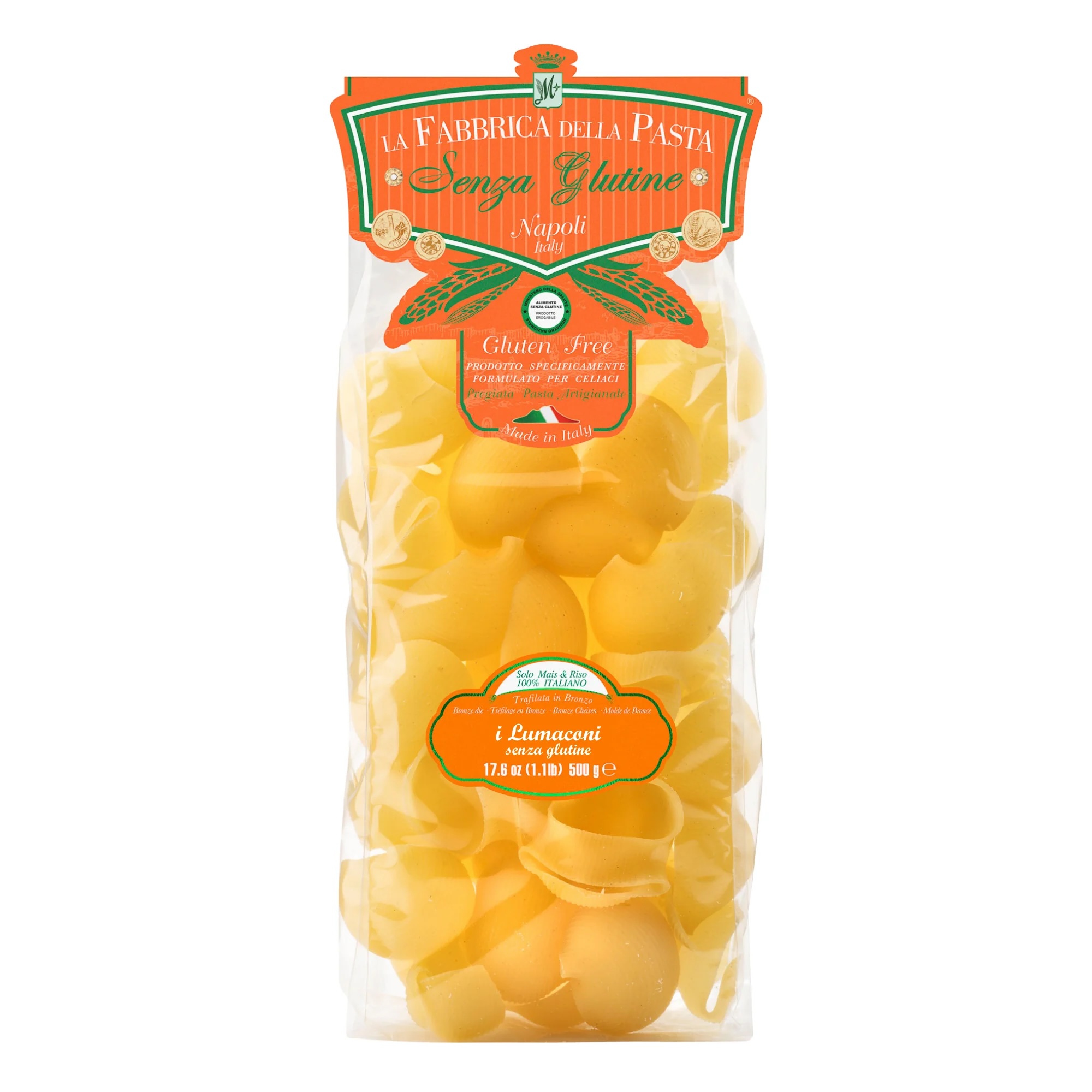 Lumaconi Senza Glutine - Pasta di Gragnano