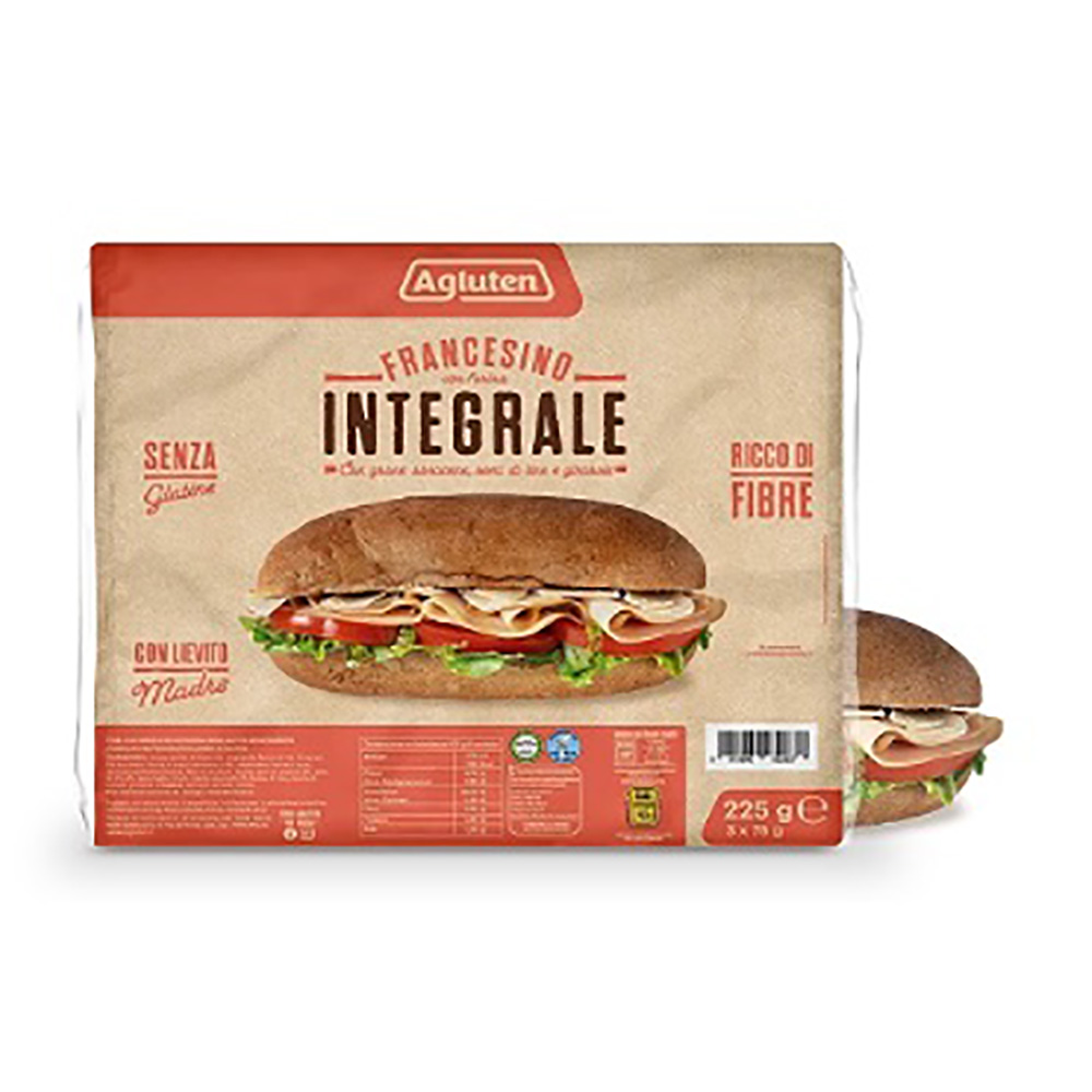 Francesino Integrale Senza Glutine 225gr - Agluten