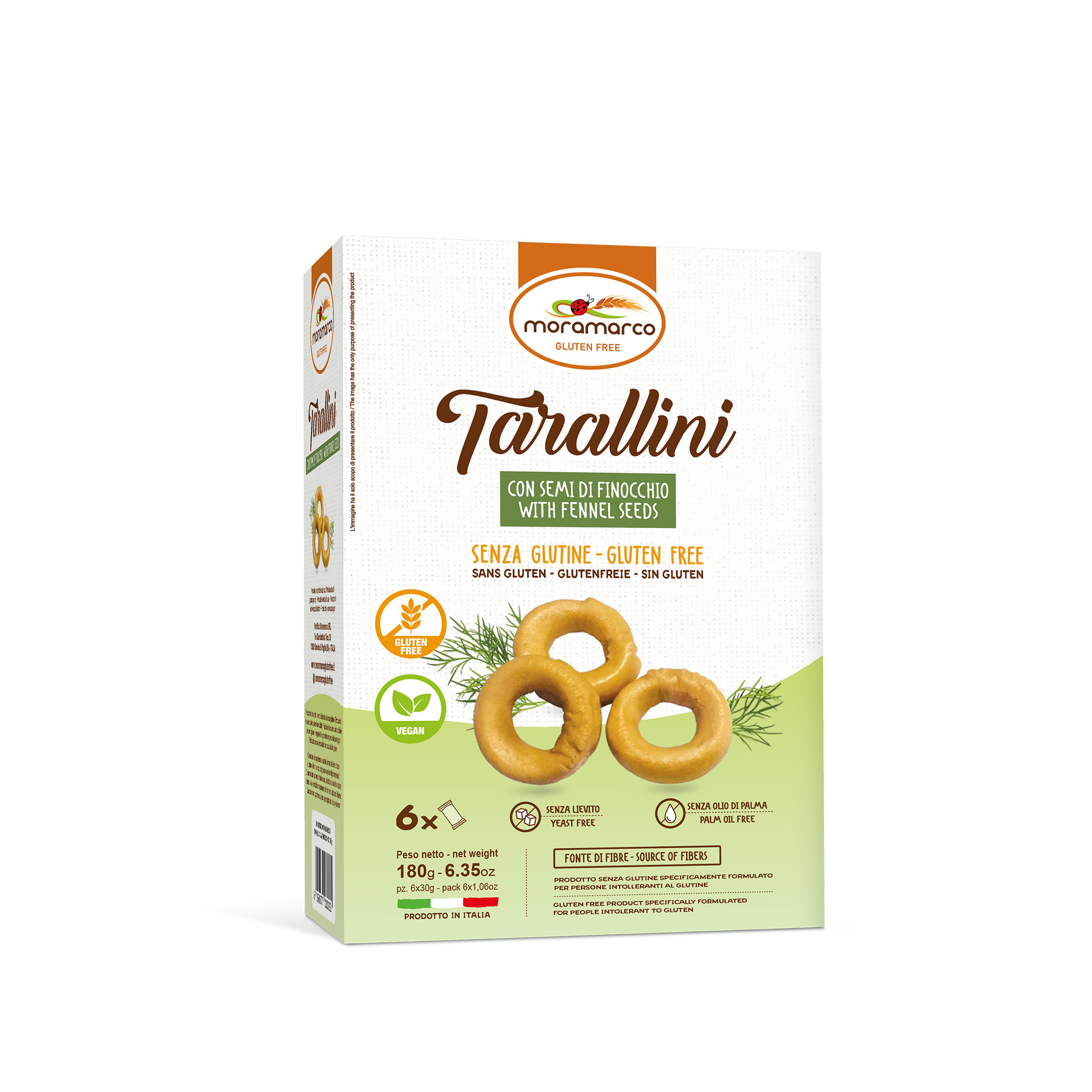 Tarallini Senza Glutine al Finocchio - Moramarco