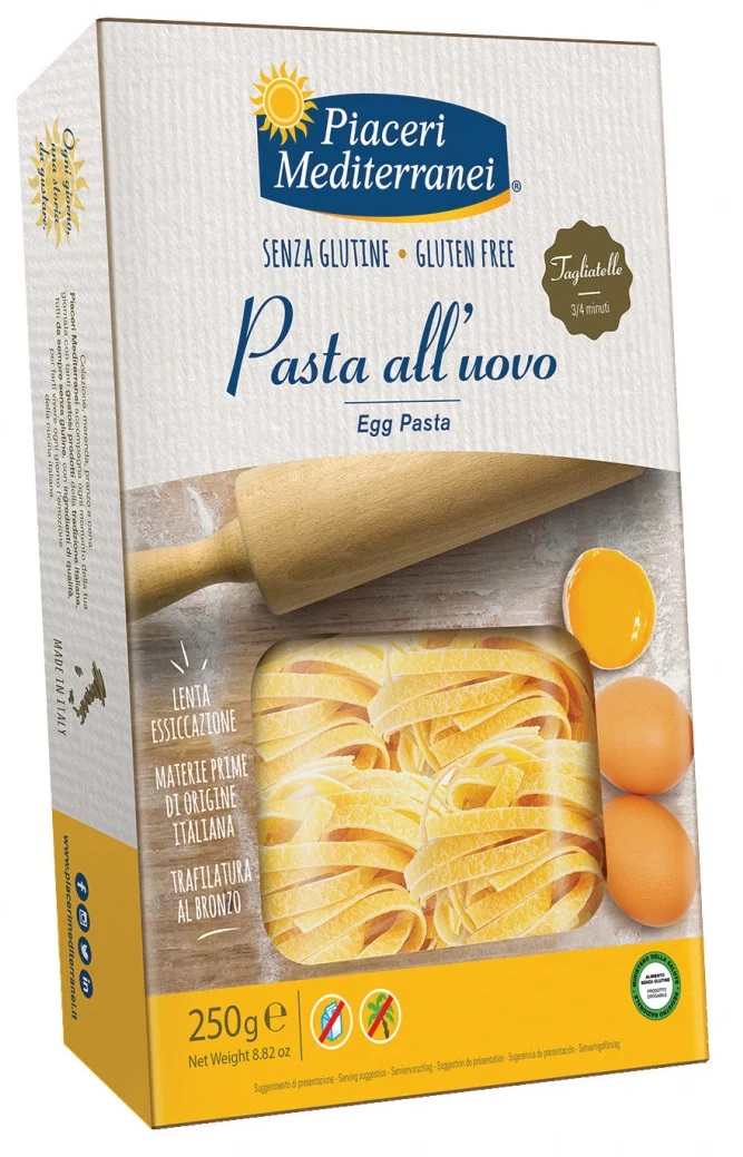 Tagliatelle all'Uovo Senza Glutine - Piaceri Mediterranei