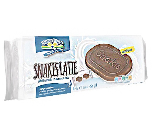 Snakis al Latte Senza Glutine - Happy Farm
