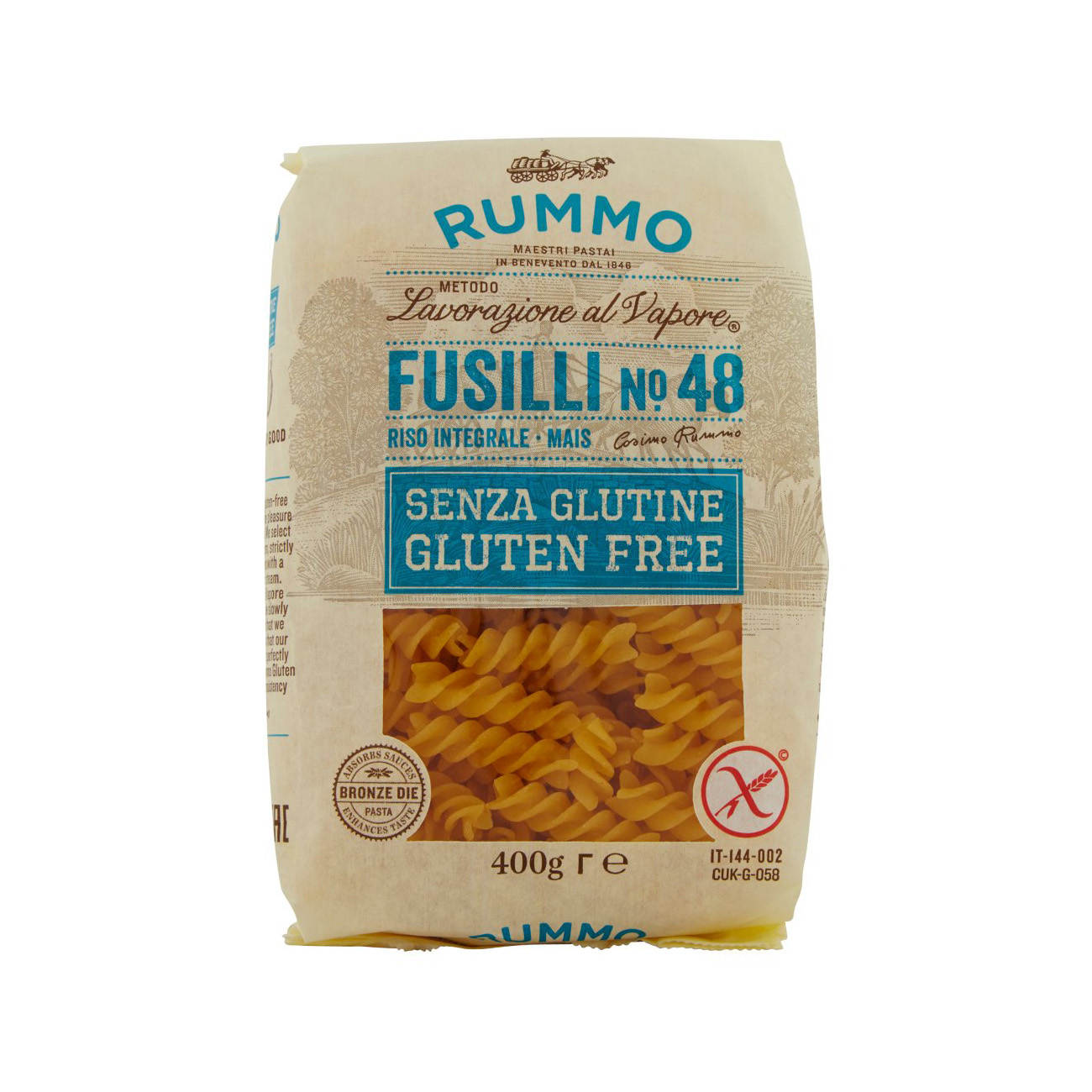 Fusilli Senza Glutine - Pasta Rummo