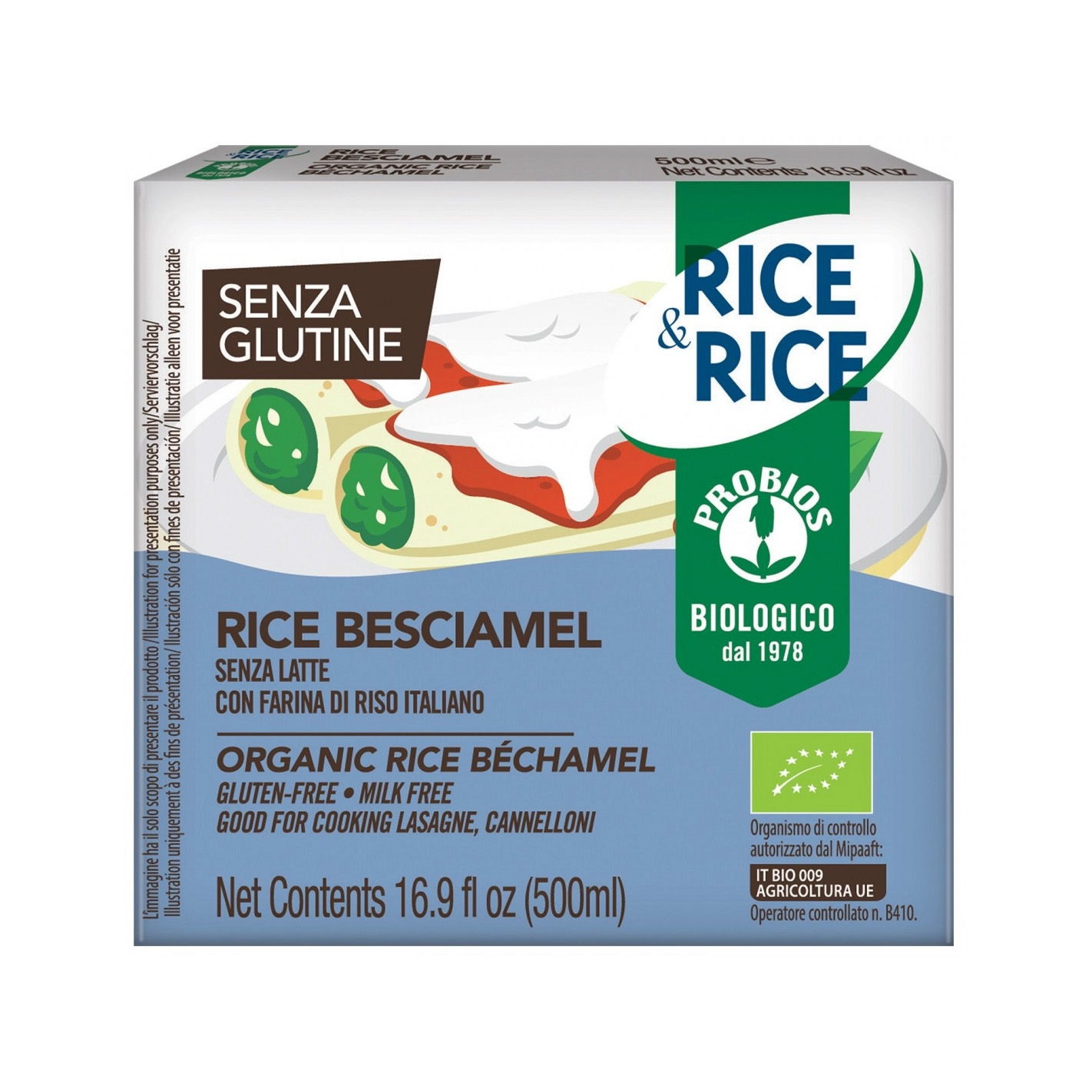 Rice Besciamel Besciamella Senza Glutine - Probios