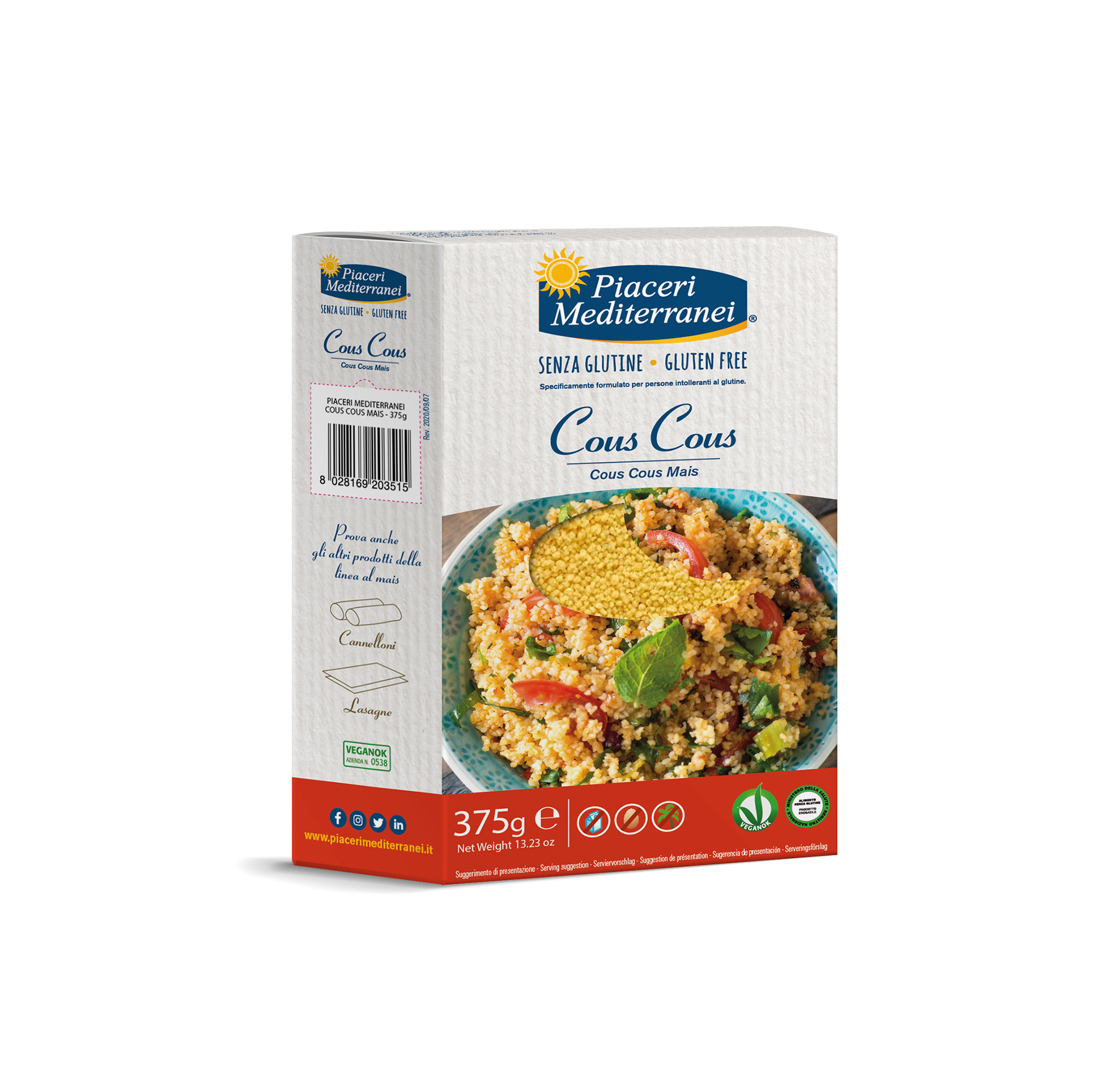 Cous Cous di Mais Senza Glutine - Piaceri Mediterranei