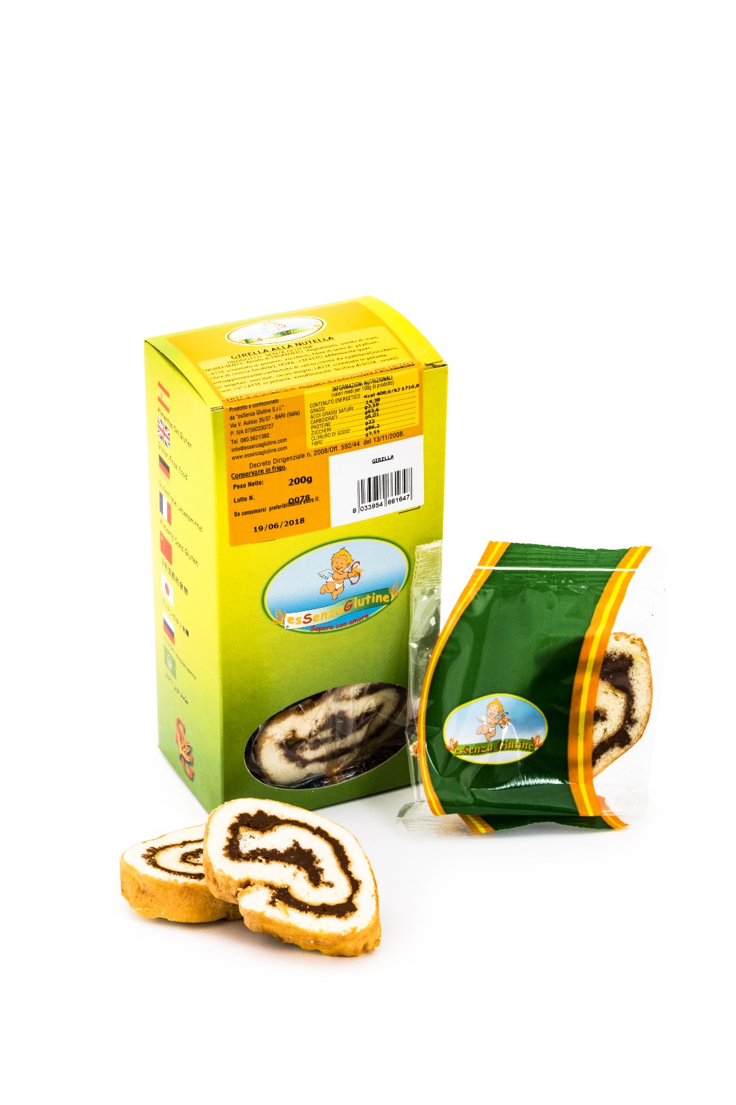 Girelle alla Nutella Senza Glutine - Essenza Glutine