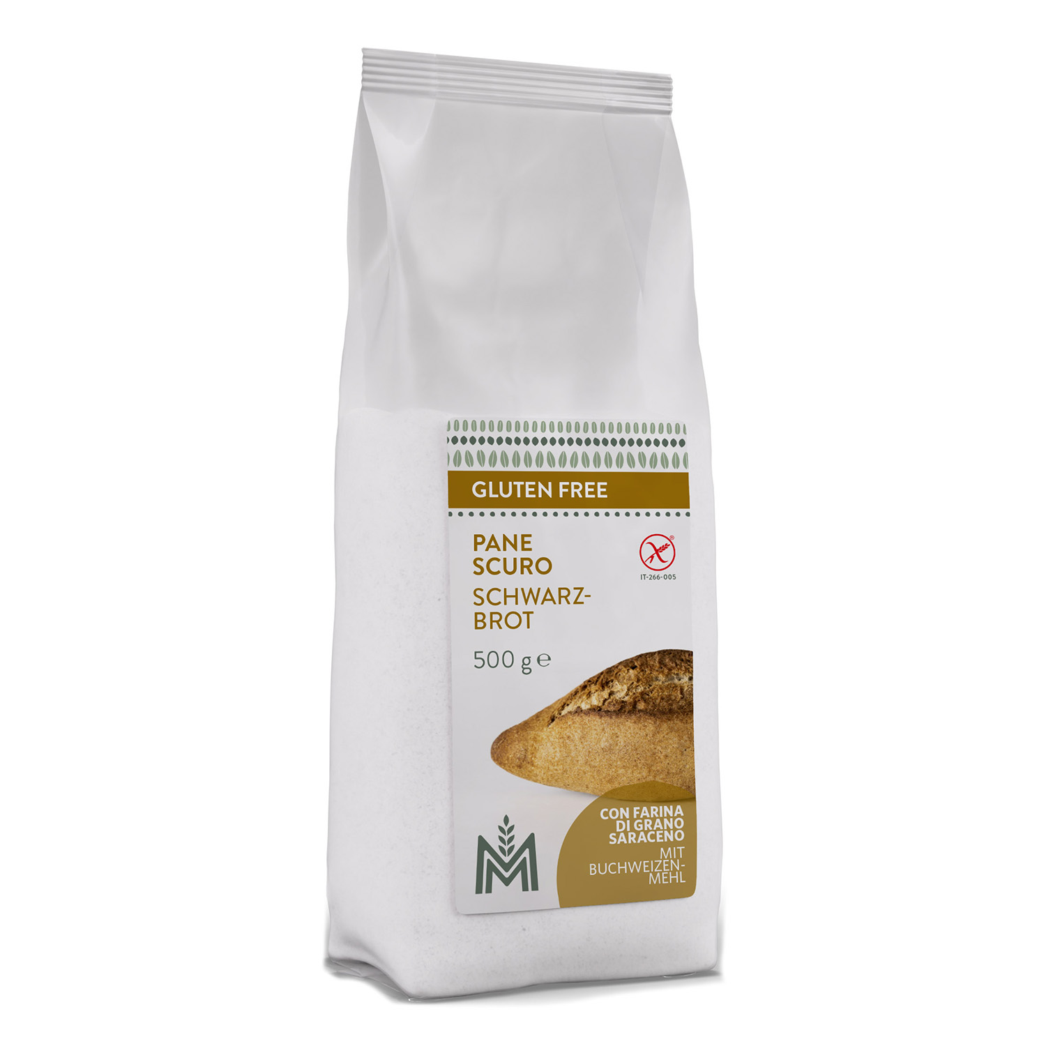 Miscela Pane Scuro Senza Glutine 500g - Molino Merano