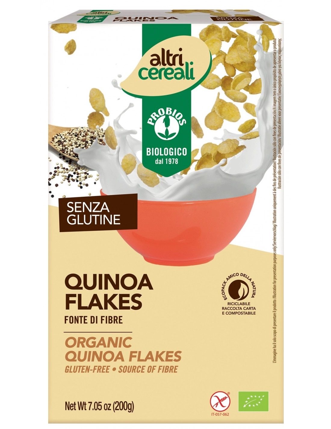 Quinoa Flakes Senza Glutine - Probios