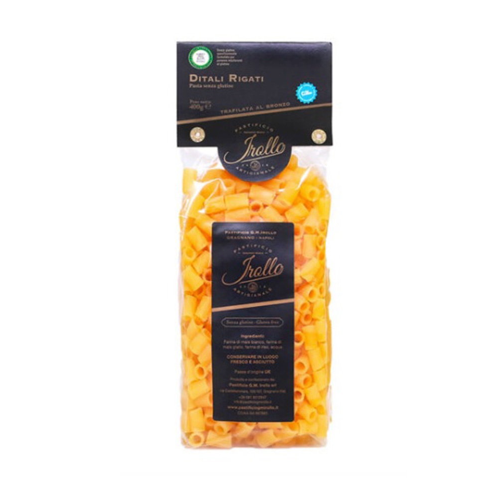 Ditali Rigati Senza Glutine 400g - Pastificio Irollo