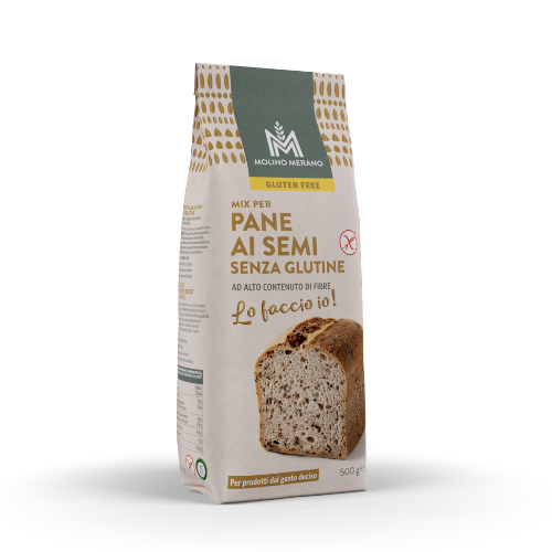 Miscela Pane ai Semi Senza Glutine 500g - Molino Merano