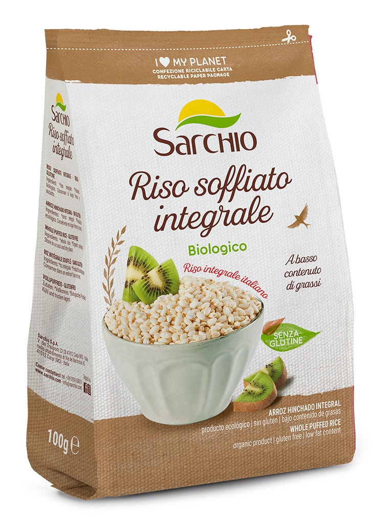 Riso Soffiato Integrale Senza Glutine - Sarchio