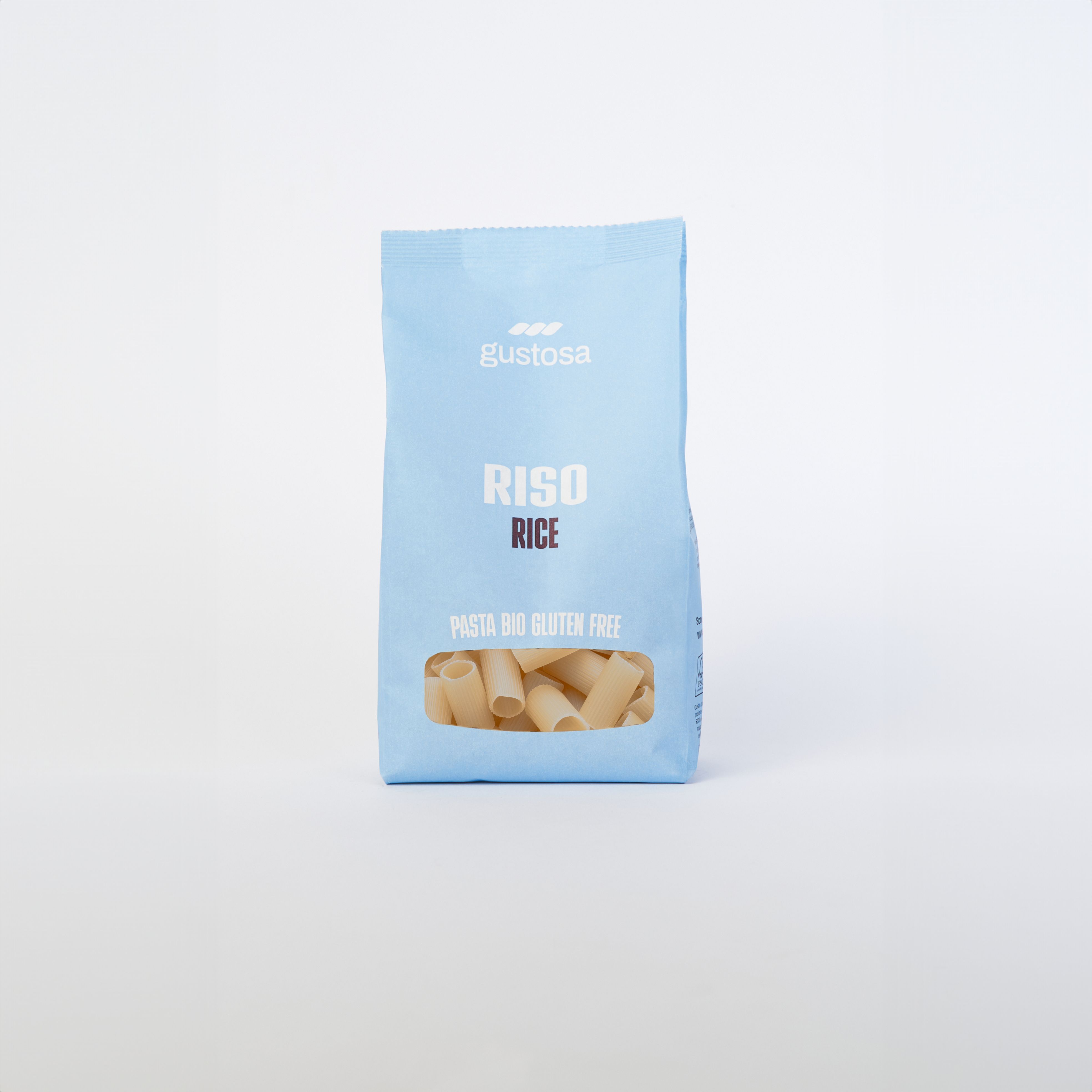 Rigatoni di Riso Bio Senza Glutine - Pasta Gustosa