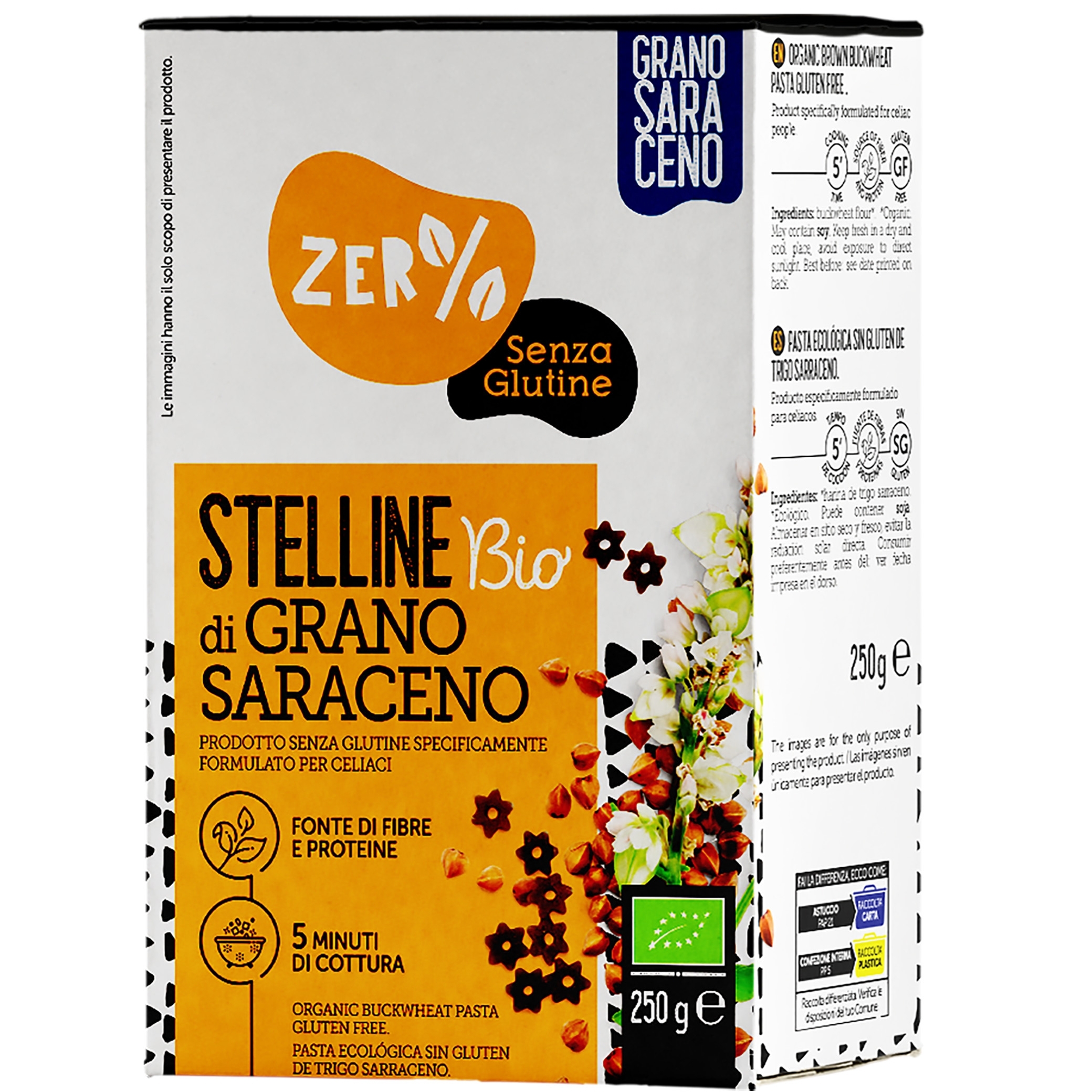 Stelline di Grano Saraceno Senza Glutine - Zer%glutine