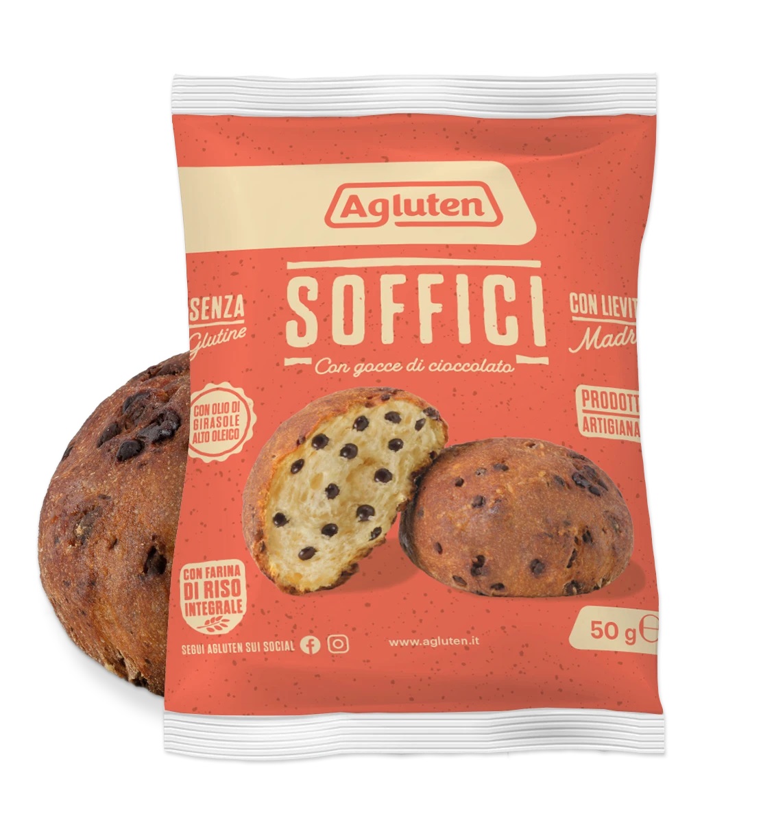 Brioche Soffici con Gocce di Cioccolato Senza Glutine - Agluten