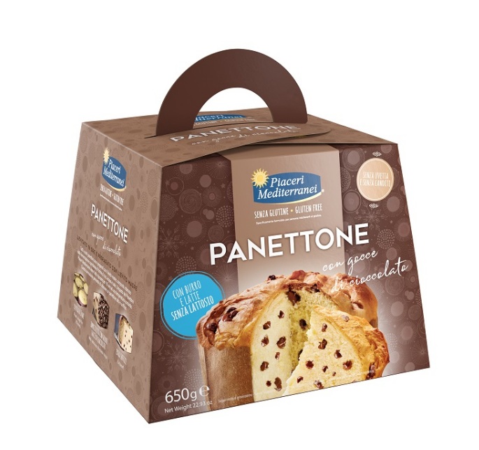 Panettone gocce cioccolato senza glutine - Piaceri Mediterranei
