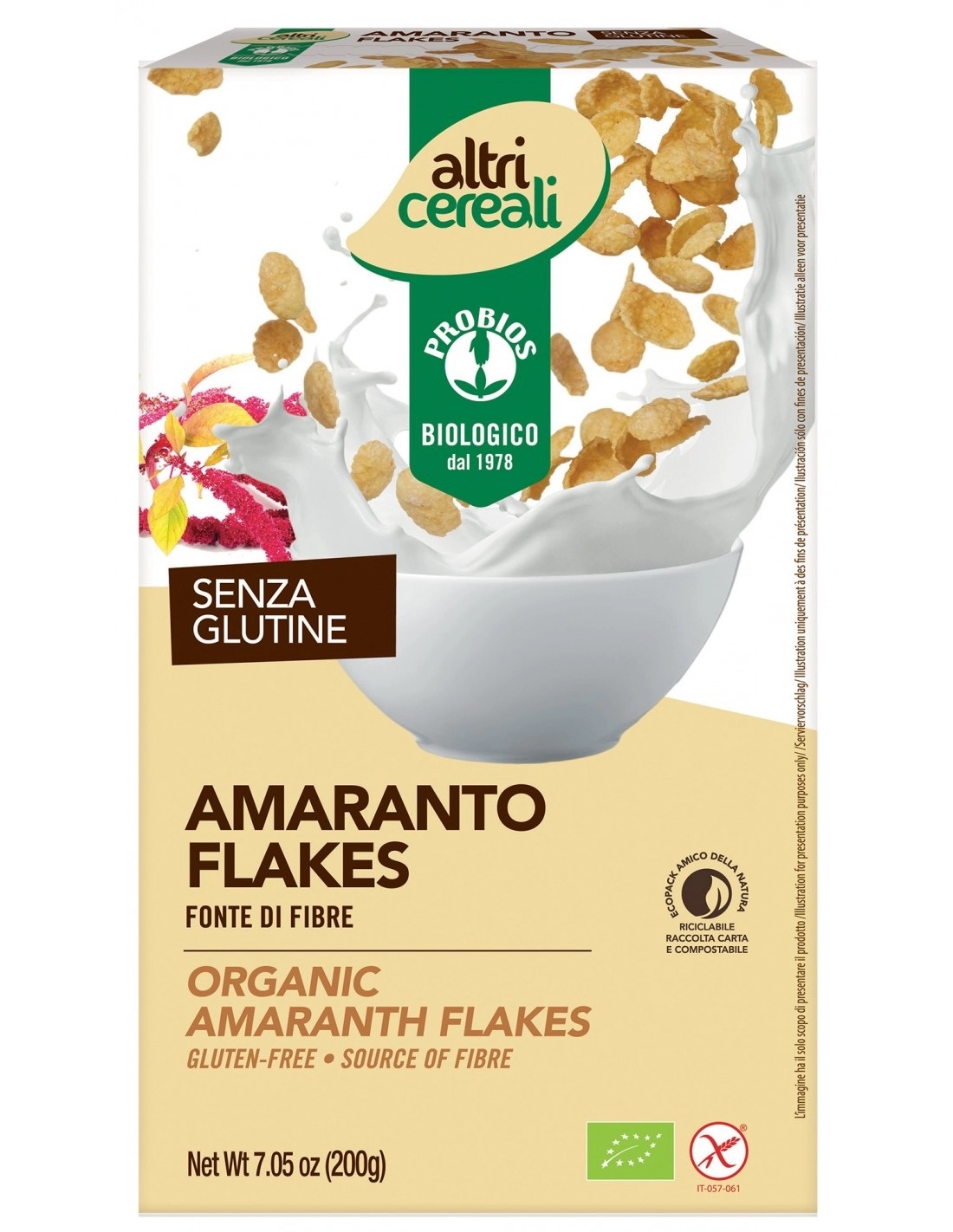Amaranto Flakes Senza Glutine - Probios