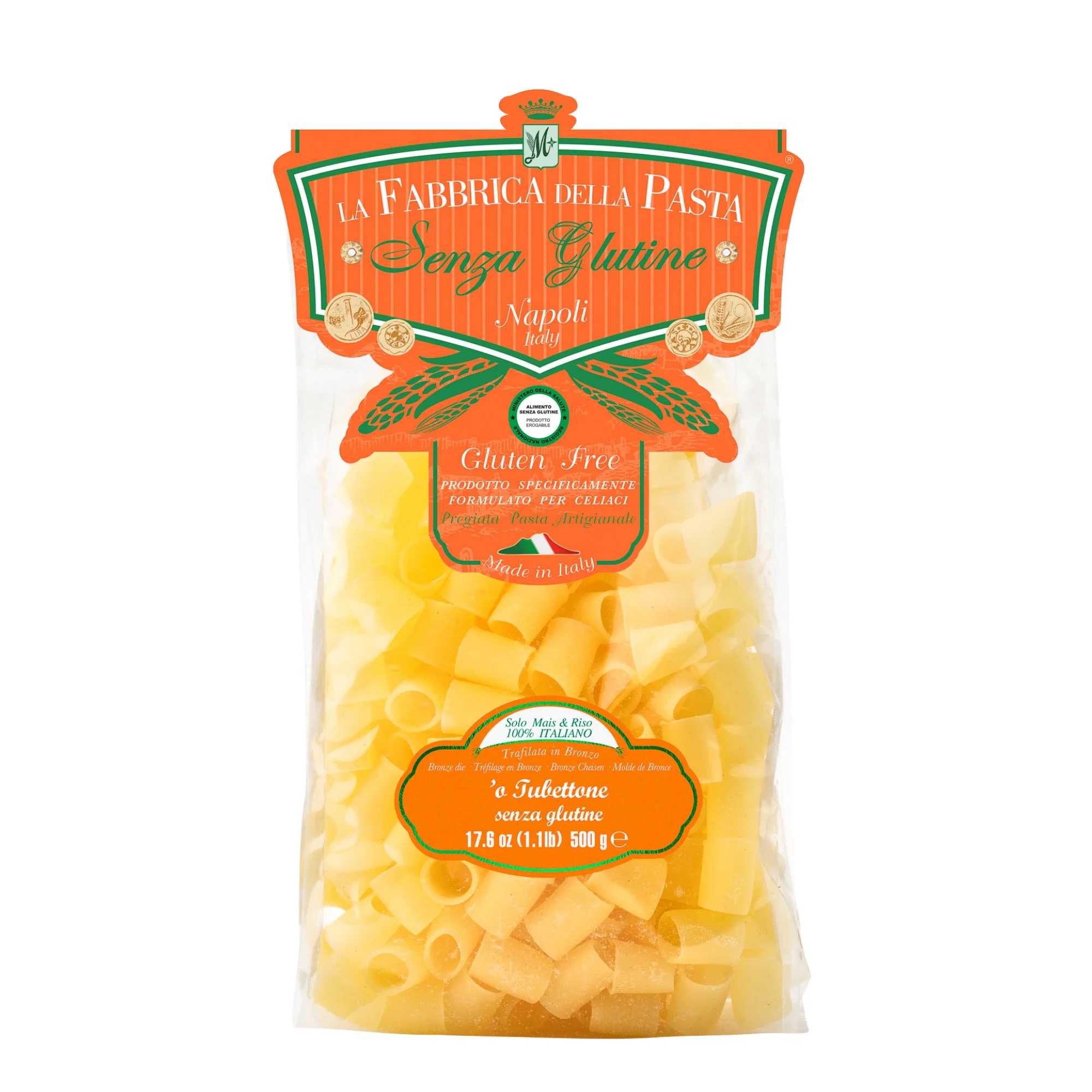 Pasta Tubettone Senza Glutine - Pasta di Gragnano