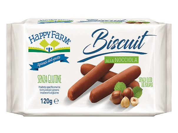Biscuit Nocciola Senza Glutine - Happy Farm