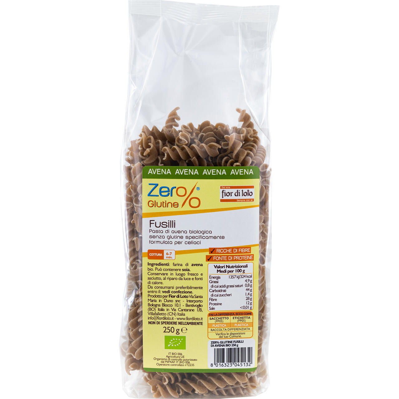 Fusilli Avena - BiotoBio