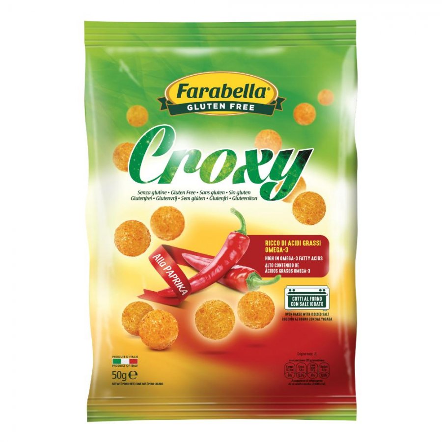 Snack Croxy alla Paprika Senza Glutine - Farabella