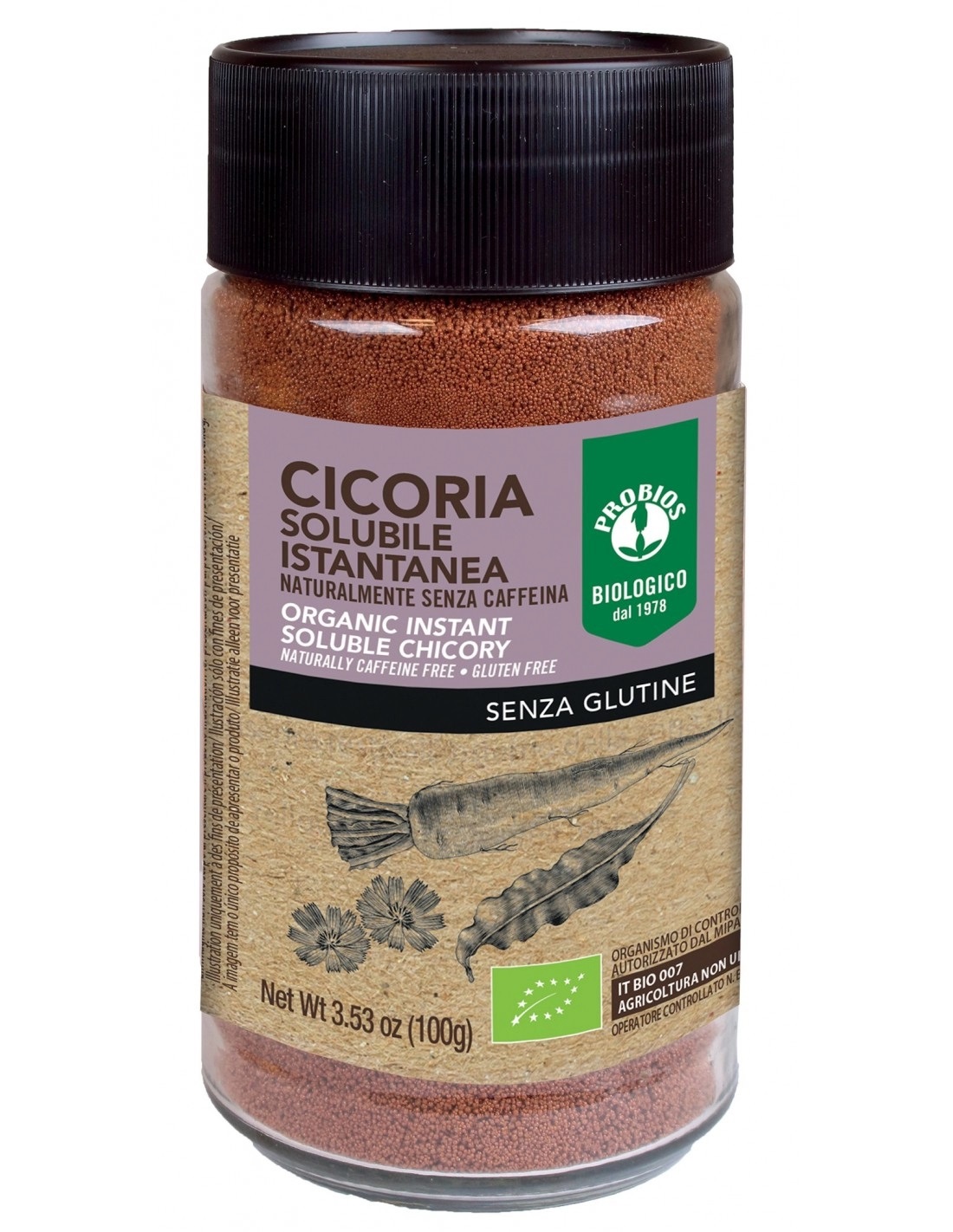 Cicoria Solubile Senza Glutine - Probios