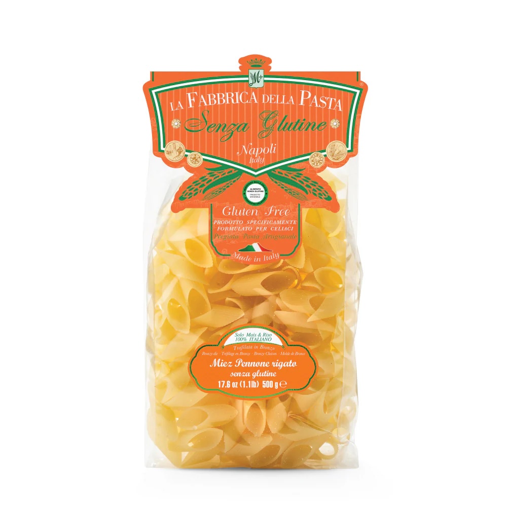 Mezzi Pennoni Rigati Senza Glutine - Pasta di Gragnano