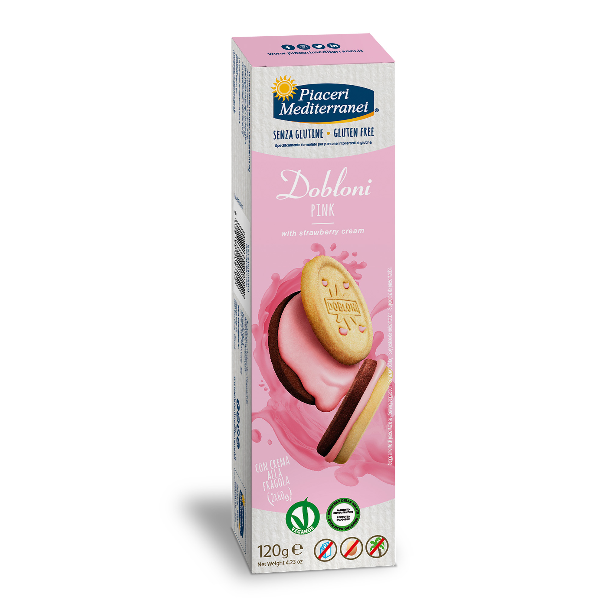 Dobloni Pink Senza Glutine - Piaceri Mediterranei