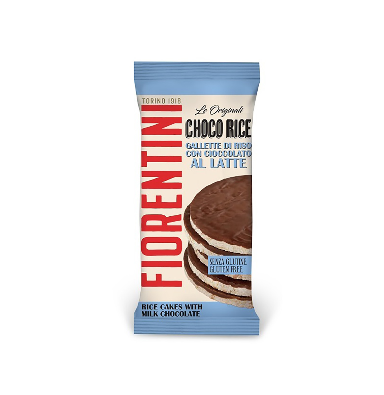 Gallette di Riso con Cioccolato al Latte Senza Glutine - Fiorentini