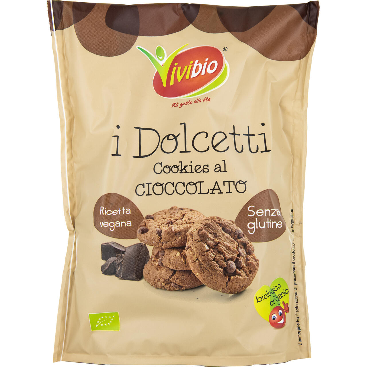 Cookies al Cioccolato Senza Glutine - Vivibio