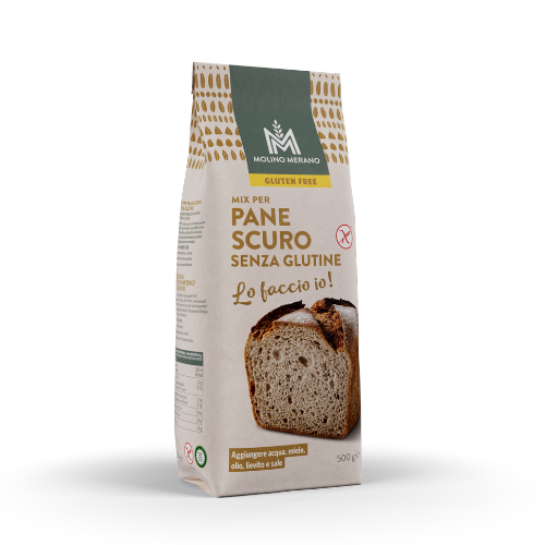 Miscela Pane Scuro Senza Glutine 500g - Molino Merano