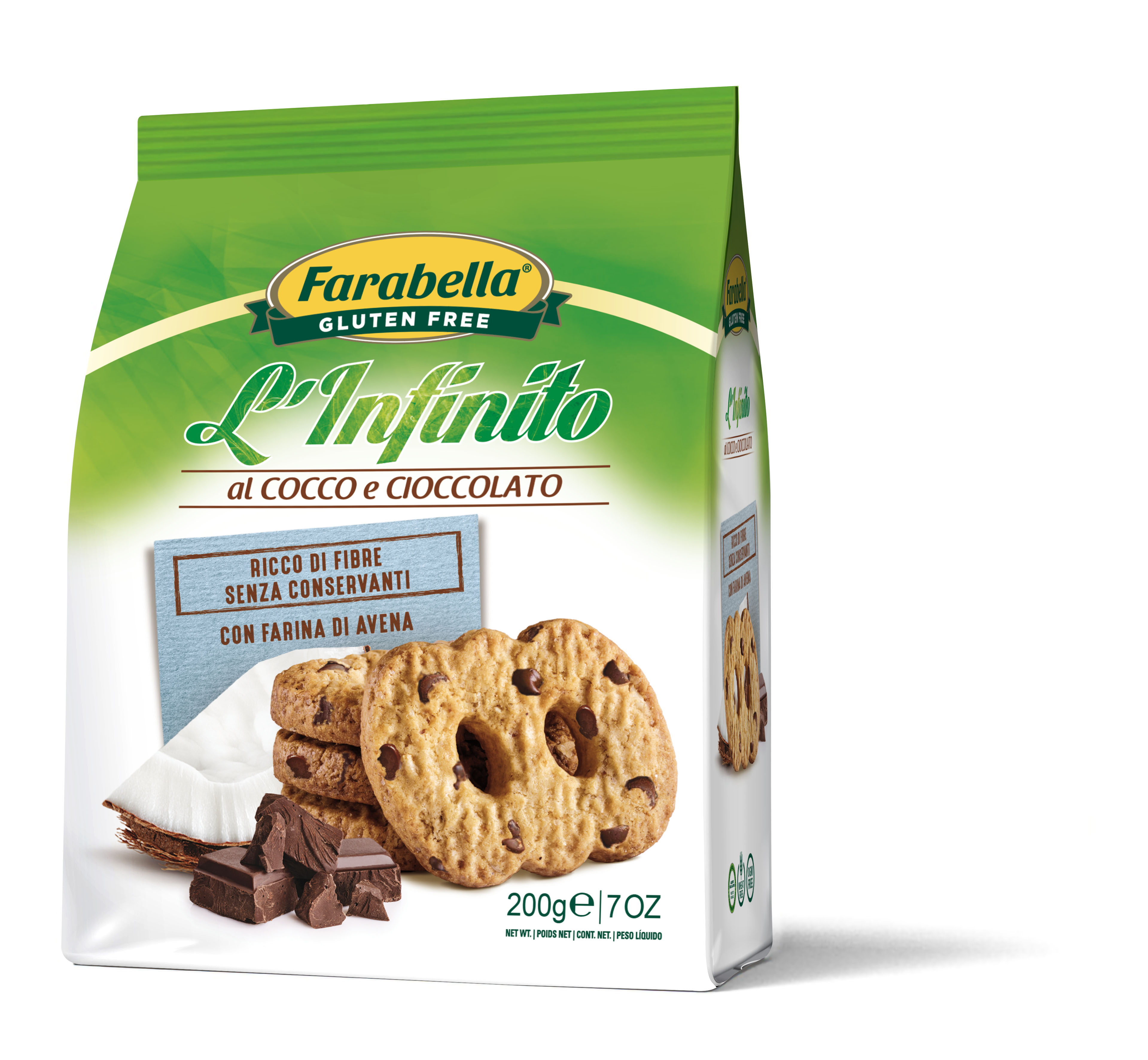 Infinito Cocco e Cioccolato Senza Glutine - Farabella