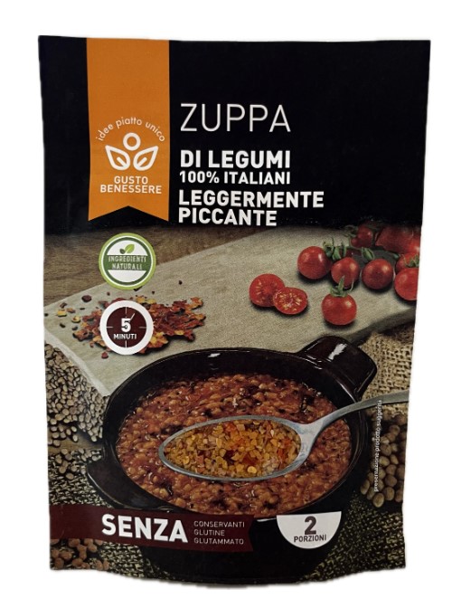 ZUPPA di legumi PICCANTINA 2 porzioni - Gusto Benessere
