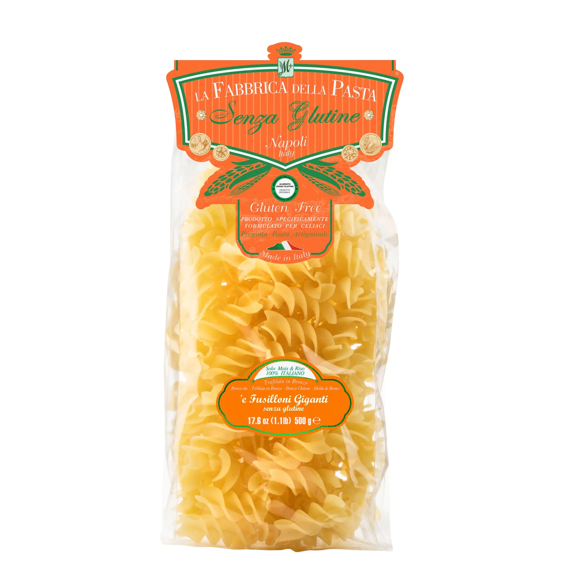 Fusilloni Giganti Senza Glutine - Pasta di Gragnano
