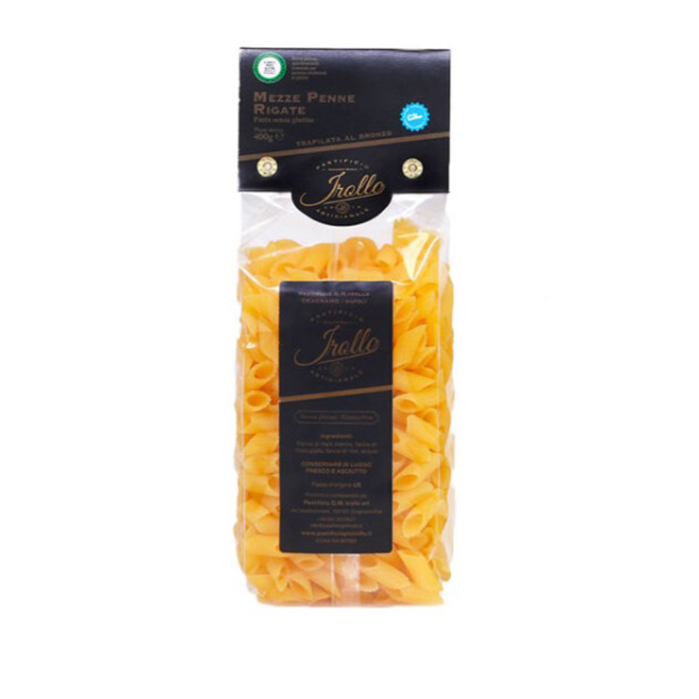 Mezze Penne Rigate Senza Glutine 400g - Pastificio Irollo