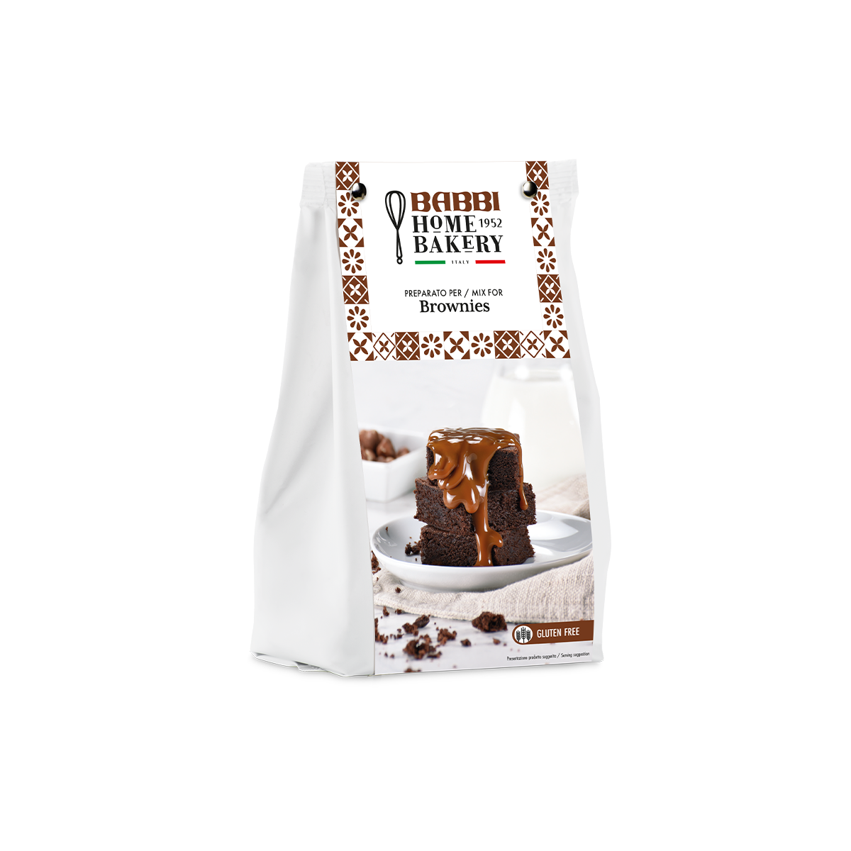 BHB Preparato per Brownies Senza Glutine 400G - Babbi Home Bakery