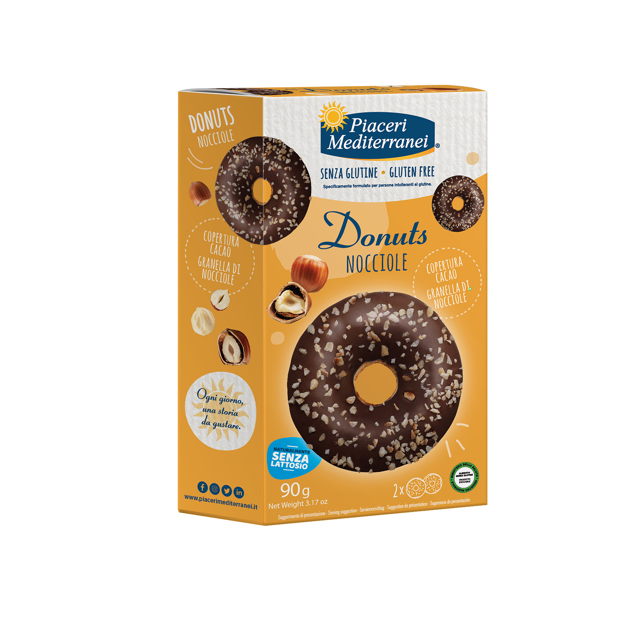 Donuts Senza Glutine Nocciola - Piaceri Mediterranei