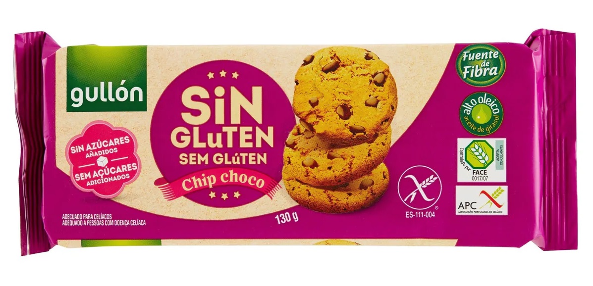 Choco Chip Senza Glutine e Senza Zucchero - Gullon