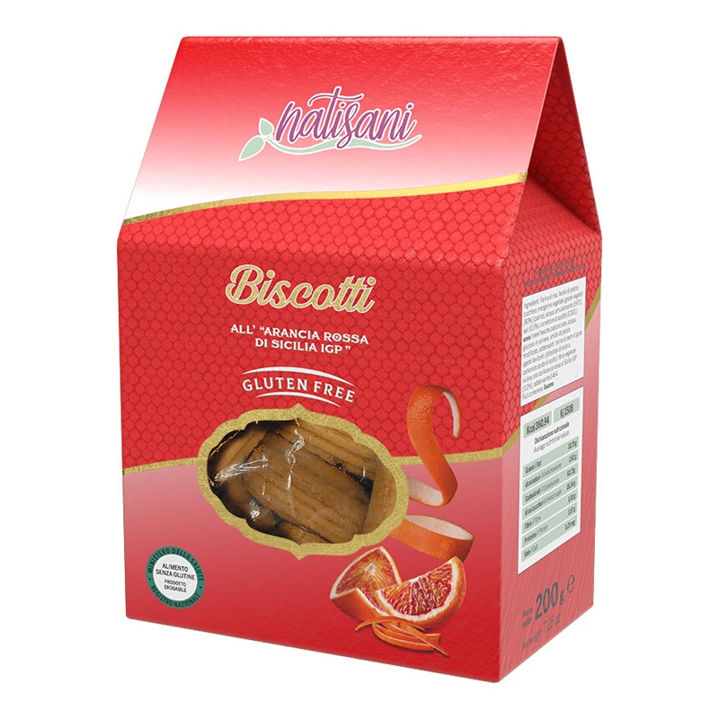 Biscotti Arancia Rossa di Sicilia IGP - Natisani