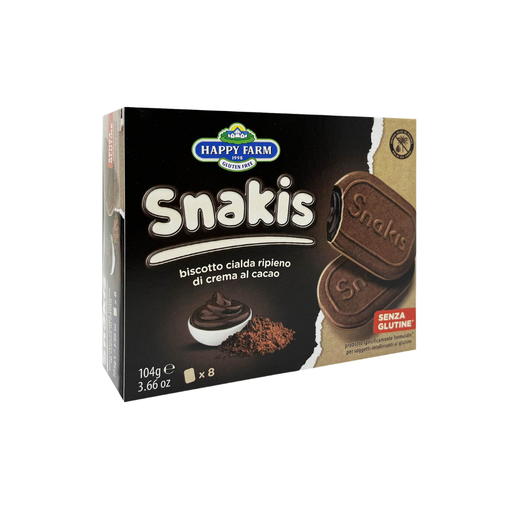 Snakis al Cacao Senza Glutine - Happy Farm