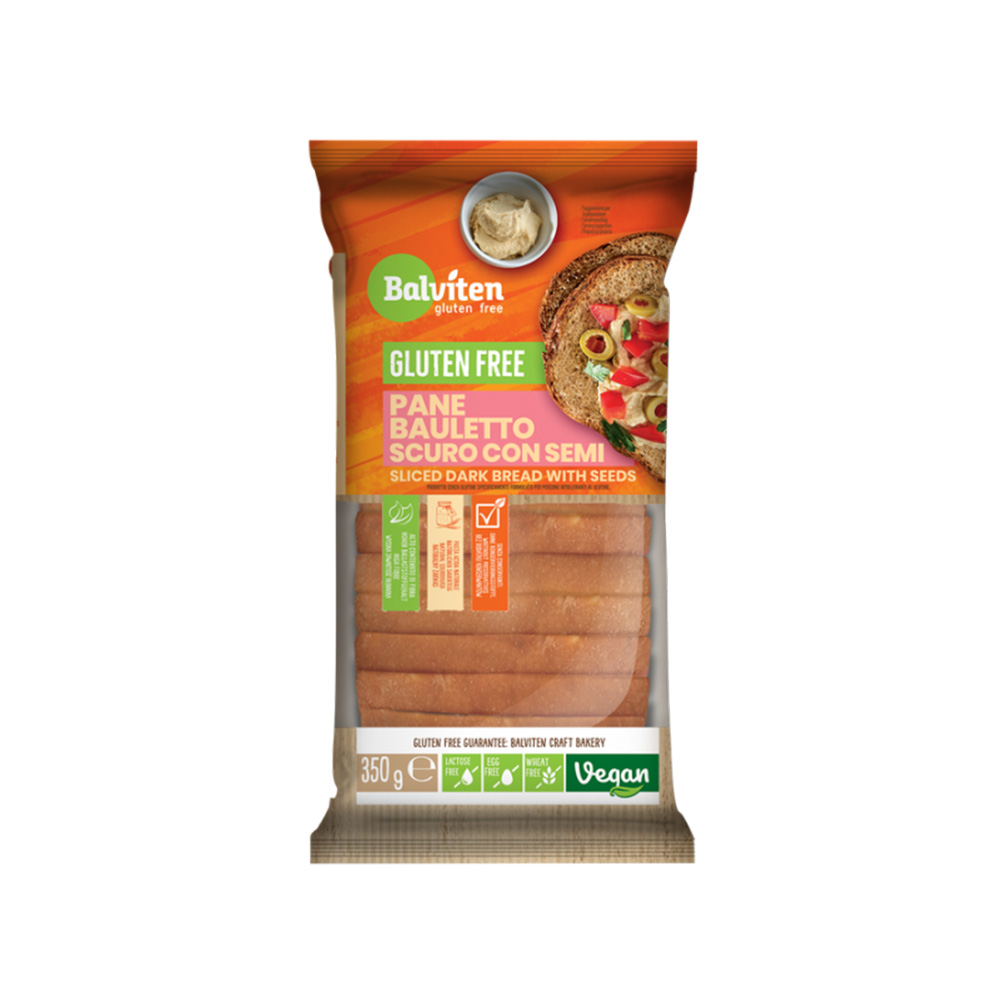 Pane Bauletto Scuro  con Semi Senza Glutine - Balviten