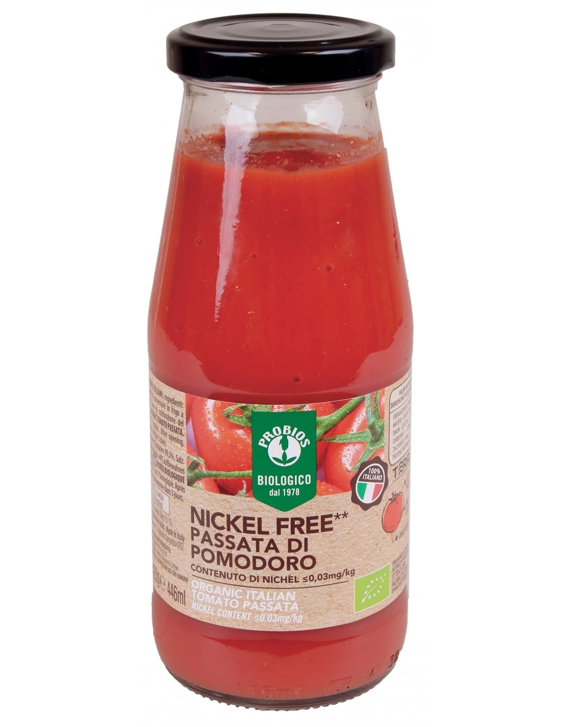 Passata di Pomodoro Senza Glutine Nickel Free - Probios