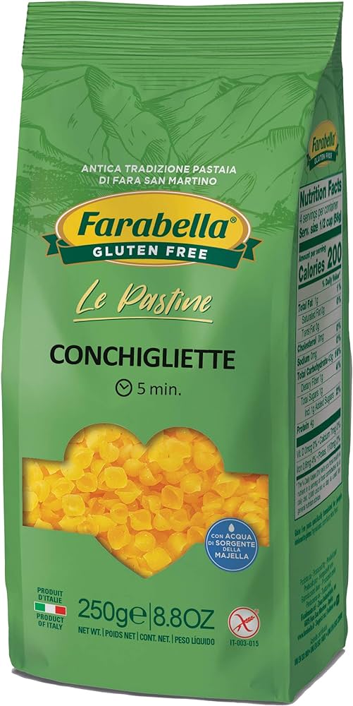 Conchigliette Senza Glutine 250g - Pasta Farabella