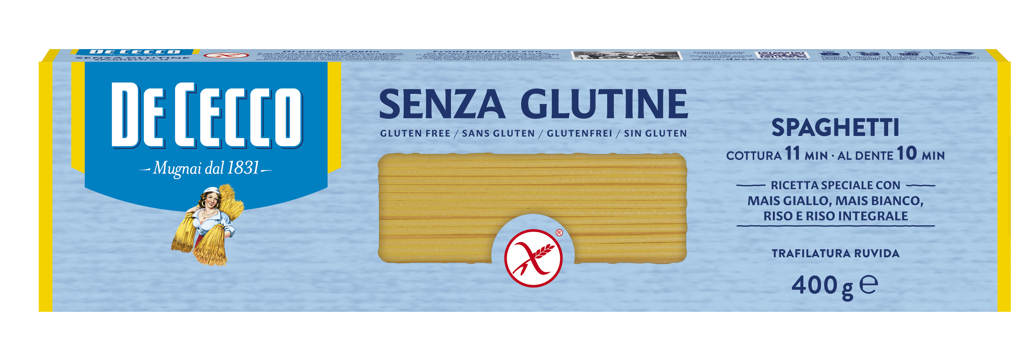 Spaghetti Senza Glutine 400g - Pasta De Cecco