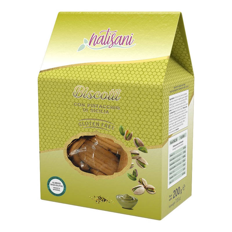 Biscotti al pistacchio di Sicilia - Natisani