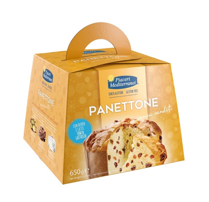 Panettone senza canditi senza glutine - Piaceri Mediterranei