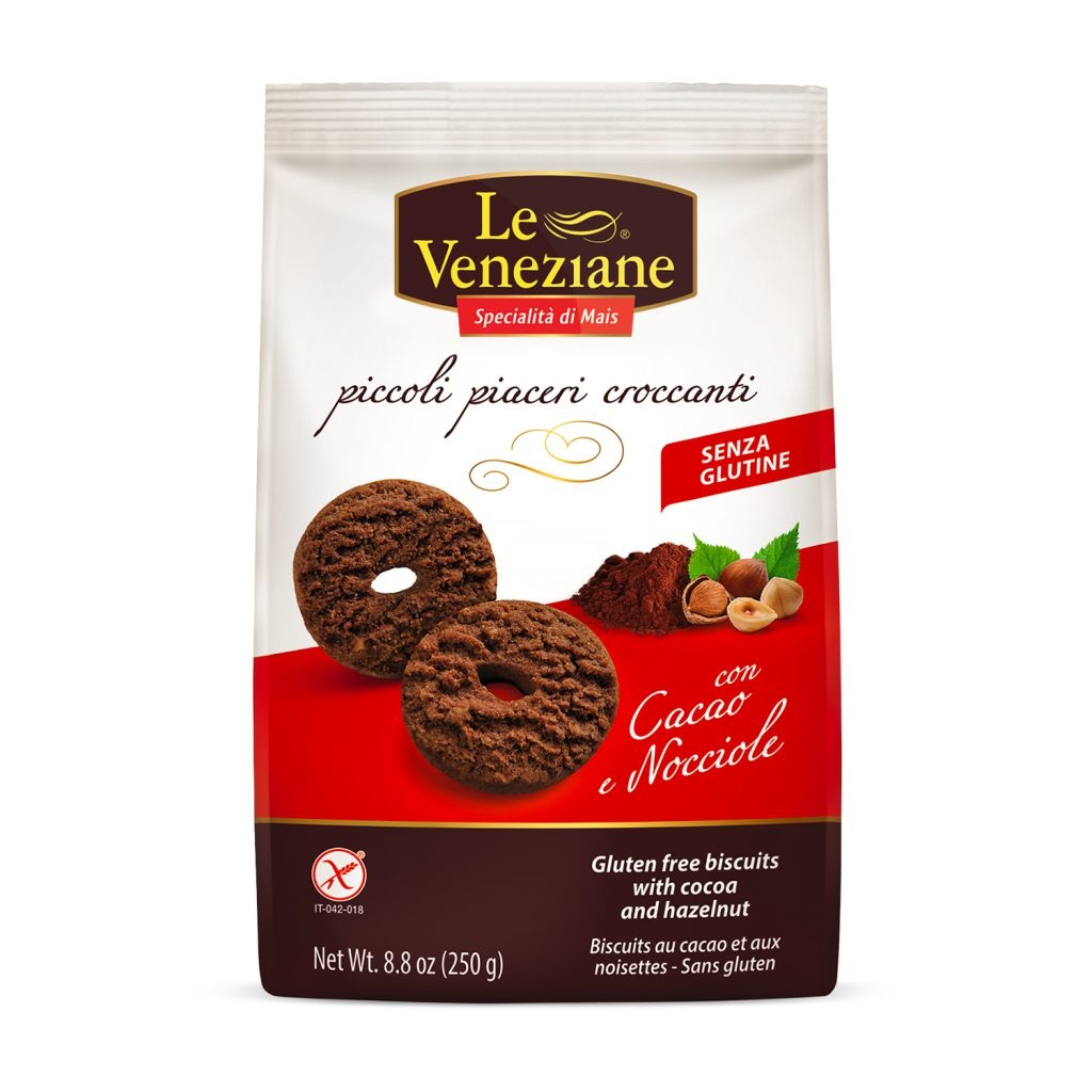 Biscotti con cacao e nocciole senza glutine - Le Veneziane