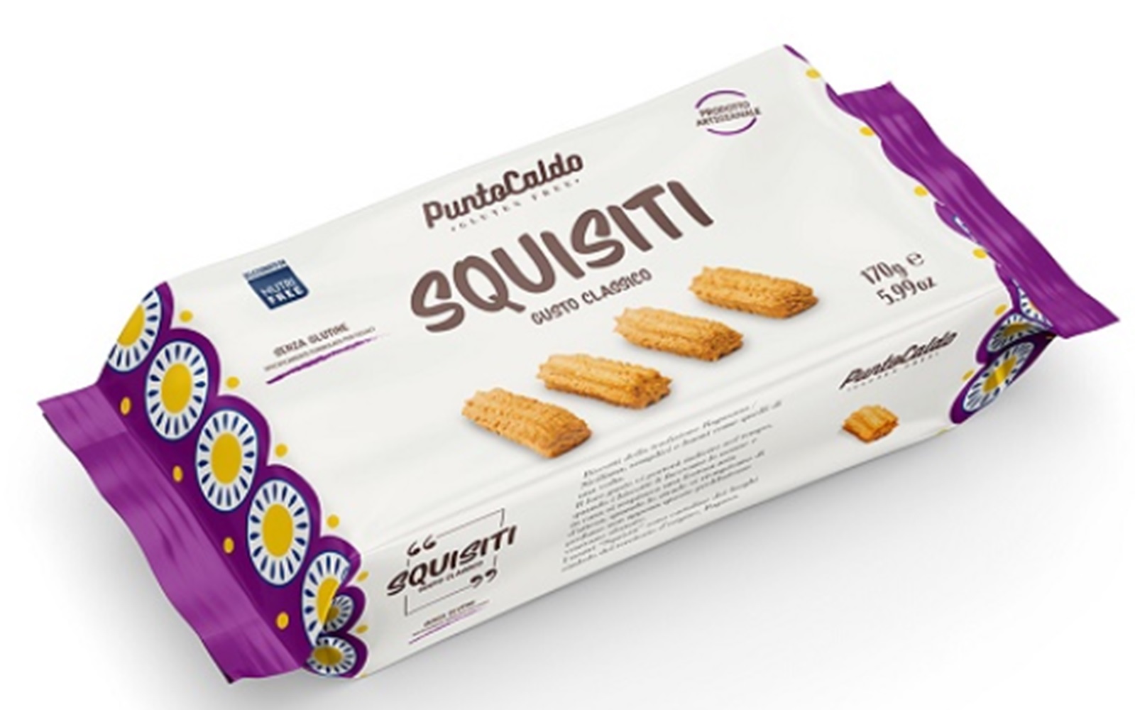Biscotto Squisiti gusto classico senza glutine - Punto Caldo